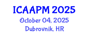 International Conference on Anesthesia and Acute Pain Management (ICAAPM) October 04, 2025 - Dubrovnik, Croatia