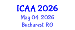 International Conference on Anesthesia and Analgesia (ICAA) May 04, 2026 - Bucharest, Romania International Conference on Anesthesia and Analgesia (ICAA) May 04, 2026 - Bucharest, Romania