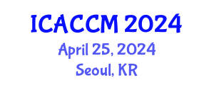 International Conference on Anesthesiology and Critical Care Medicine (ICACCM) April 25, 2024 - Seoul, Republic of Korea