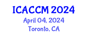 International Conference on Anesthesiology and Critical Care Medicine (ICACCM) April 04, 2024 - Toronto, Canada