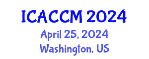 International Conference on Anesthesiology and Critical Care Medicine (ICACCM) April 25, 2024 - Washington, United States