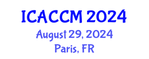 International Conference on Anesthesiology and Critical Care Medicine (ICACCM) August 29, 2024 - Paris, France