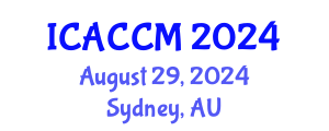International Conference on Anesthesiology and Critical Care Medicine (ICACCM) August 29, 2024 - Sydney, Australia