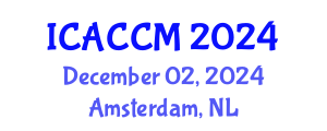 International Conference on Anesthesiology and Critical Care Medicine (ICACCM) December 02, 2024 - Amsterdam, Netherlands