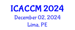 International Conference on Anesthesiology and Critical Care Medicine (ICACCM) December 02, 2024 - Lima, Peru