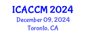 International Conference on Anesthesiology and Critical Care Medicine (ICACCM) December 09, 2024 - Toronto, Canada