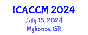 International Conference on Anesthesiology and Critical Care Medicine (ICACCM) July 15, 2024 - Mykonos, Greece