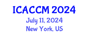 International Conference on Anesthesiology and Critical Care Medicine (ICACCM) July 11, 2024 - New York, United States