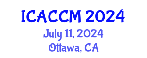 International Conference on Anesthesiology and Critical Care Medicine (ICACCM) July 11, 2024 - Ottawa, Canada