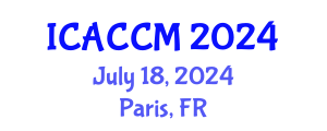 International Conference on Anesthesiology and Critical Care Medicine (ICACCM) July 18, 2024 - Paris, France