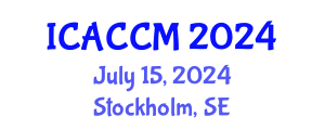International Conference on Anesthesiology and Critical Care Medicine (ICACCM) July 15, 2024 - Stockholm, Sweden