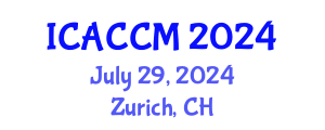 International Conference on Anesthesiology and Critical Care Medicine (ICACCM) July 29, 2024 - Zurich, Switzerland