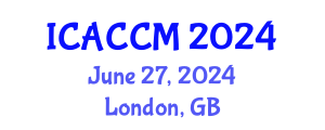International Conference on Anesthesiology and Critical Care Medicine (ICACCM) June 27, 2024 - London, United Kingdom