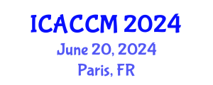 International Conference on Anesthesiology and Critical Care Medicine (ICACCM) June 20, 2024 - Paris, France