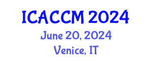 International Conference on Anesthesiology and Critical Care Medicine (ICACCM) June 20, 2024 - Venice, Italy