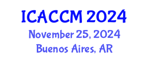International Conference on Anesthesiology and Critical Care Medicine (ICACCM) November 25, 2024 - Buenos Aires, Argentina