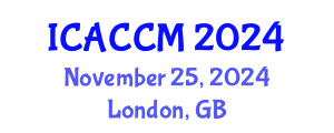 International Conference on Anesthesiology and Critical Care Medicine (ICACCM) November 25, 2024 - London, United Kingdom