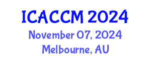 International Conference on Anesthesiology and Critical Care Medicine (ICACCM) November 07, 2024 - Melbourne, Australia