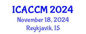International Conference on Anesthesiology and Critical Care Medicine (ICACCM) November 18, 2024 - Reykjavik, Iceland