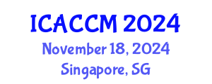 International Conference on Anesthesiology and Critical Care Medicine (ICACCM) November 18, 2024 - Singapore, Singapore
