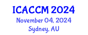 International Conference on Anesthesiology and Critical Care Medicine (ICACCM) November 04, 2024 - Sydney, Australia