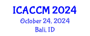 International Conference on Anesthesiology and Critical Care Medicine (ICACCM) October 24, 2024 - Bali, Indonesia