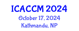 International Conference on Anesthesiology and Critical Care Medicine (ICACCM) October 17, 2024 - Kathmandu, Nepal