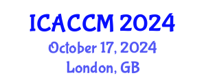 International Conference on Anesthesiology and Critical Care Medicine (ICACCM) October 17, 2024 - London, United Kingdom