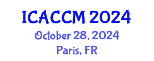International Conference on Anesthesiology and Critical Care Medicine (ICACCM) October 28, 2024 - Paris, France