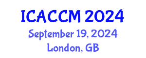 International Conference on Anesthesiology and Critical Care Medicine (ICACCM) September 19, 2024 - London, United Kingdom