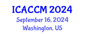 International Conference on Anesthesiology and Critical Care Medicine (ICACCM) September 16, 2024 - Washington, United States