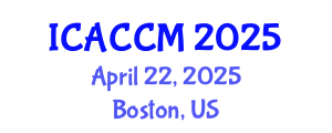 International Conference on Anesthesiology and Critical Care Medicine (ICACCM) April 22, 2025 - Boston, United States