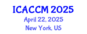 International Conference on Anesthesiology and Critical Care Medicine (ICACCM) April 22, 2025 - New York, United States