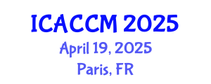 International Conference on Anesthesiology and Critical Care Medicine (ICACCM) April 19, 2025 - Paris, France