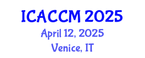 International Conference on Anesthesiology and Critical Care Medicine (ICACCM) April 12, 2025 - Venice, Italy