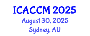International Conference on Anesthesiology and Critical Care Medicine (ICACCM) August 30, 2025 - Sydney, Australia