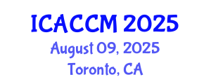 International Conference on Anesthesiology and Critical Care Medicine (ICACCM) August 09, 2025 - Toronto, Canada
