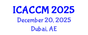 International Conference on Anesthesiology and Critical Care Medicine (ICACCM) December 20, 2025 - Dubai, United Arab Emirates