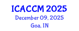International Conference on Anesthesiology and Critical Care Medicine (ICACCM) December 09, 2025 - Goa, India