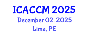 International Conference on Anesthesiology and Critical Care Medicine (ICACCM) December 02, 2025 - Lima, Peru
