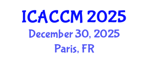 International Conference on Anesthesiology and Critical Care Medicine (ICACCM) December 30, 2025 - Paris, France