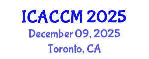 International Conference on Anesthesiology and Critical Care Medicine (ICACCM) December 09, 2025 - Toronto, Canada