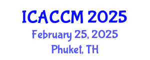 International Conference on Anesthesiology and Critical Care Medicine (ICACCM) February 25, 2025 - Phuket, Thailand