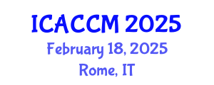 International Conference on Anesthesiology and Critical Care Medicine (ICACCM) February 18, 2025 - Rome, Italy