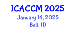 International Conference on Anesthesiology and Critical Care Medicine (ICACCM) January 14, 2025 - Bali, Indonesia