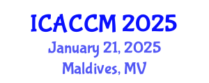 International Conference on Anesthesiology and Critical Care Medicine (ICACCM) January 21, 2025 - Maldives, Maldives