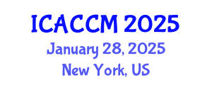 International Conference on Anesthesiology and Critical Care Medicine (ICACCM) January 28, 2025 - New York, United States