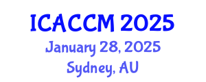 International Conference on Anesthesiology and Critical Care Medicine (ICACCM) January 28, 2025 - Sydney, Australia