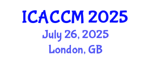 International Conference on Anesthesiology and Critical Care Medicine (ICACCM) July 26, 2025 - London, United Kingdom