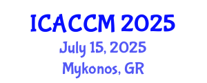 International Conference on Anesthesiology and Critical Care Medicine (ICACCM) July 15, 2025 - Mykonos, Greece